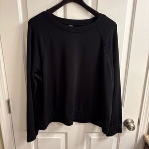 Lou & Grey Soft Black Blouson Sweatshirt XXL